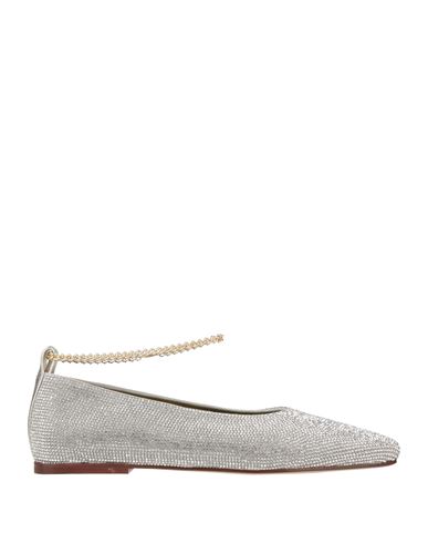 Maria Luca Woman Ballet Flats Light Grey Size 11 Leather
