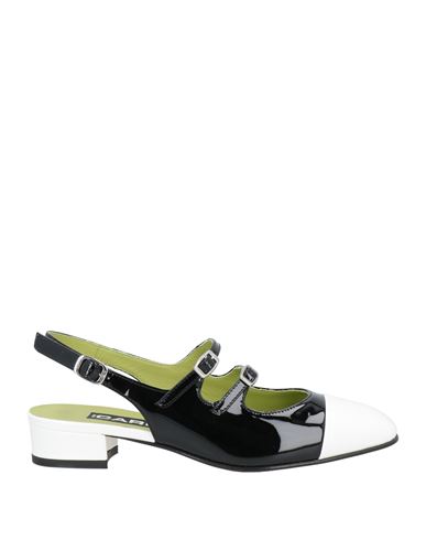 Carel Paris Patent Leather Mary Jane Pumps With Double Buckle In Black