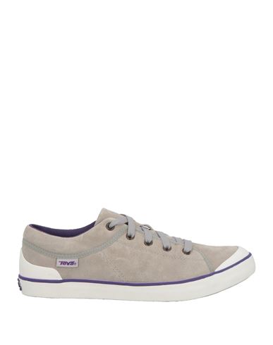 Teva Woman Sneakers Grey Size 8 Leather In Grey