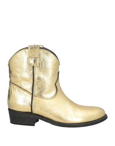 Shop Via Roma 15 Woman Ankle Boots Platinum Size 7 Leather