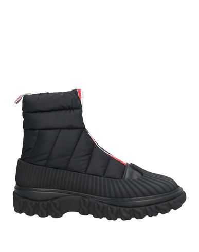 Thom Browne Man Ankle Boots Black Size 9 Textile Fibers, Synthetic Fibers In Black