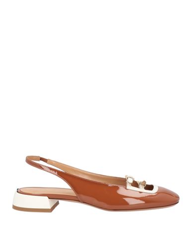 A.bocca A. Bocca Woman Ballet Flats Brown Size 9 Leather In Brown