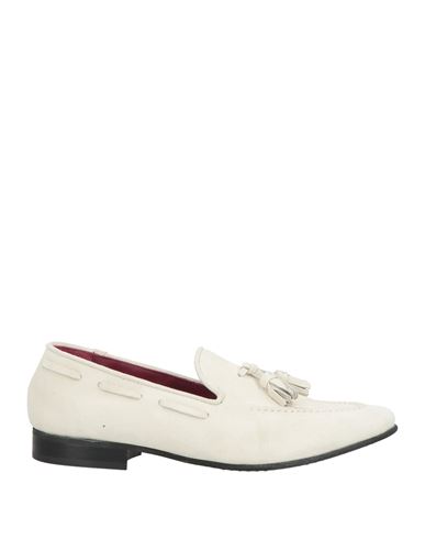 Seboy's Woman Loafers Cream Size 6 Leather In White