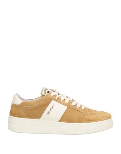 Saint Sneakers Man Sneakers Sand Size 7 Leather In Brown