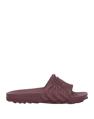 Crocs Man Sandals Burgundy Size 9 Rubber In Red