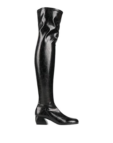 Sergio Rossi Woman Boot Black Size 5 Textile Fibers