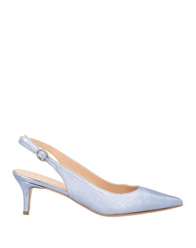 Marc Ellis Woman Pumps Light Blue Size 8 Leather In Blue