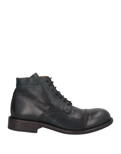 Preventi Woman Ankle Boots Dark Green Size 8 Leather In Green