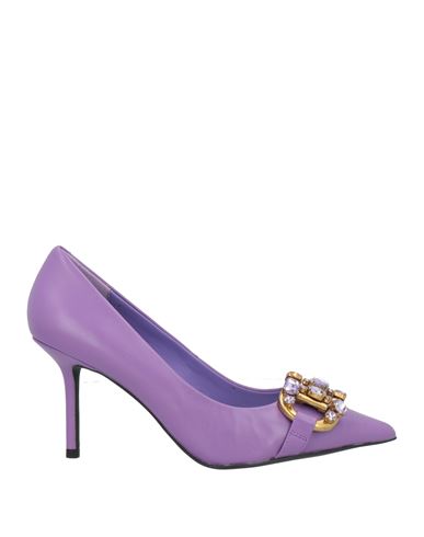 Tosca Blu Woman Pumps Purple Size 8 Leather In Purple