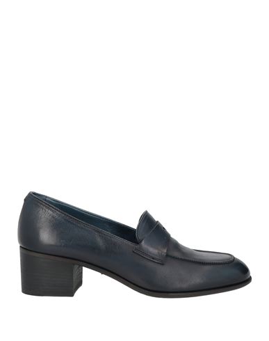 Pantanetti Woman Loafers Midnight Blue Size 7 Leather