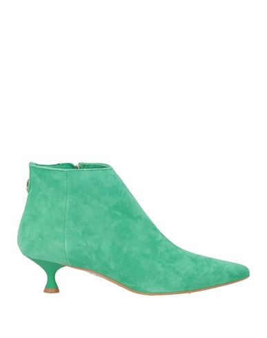 Ovyè Ovyé Woman Ankle Boots Green Size 7 Leather In Green