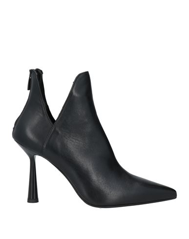 Chantal 1962 Woman Ankle Boots Black Size 6.5 Leather In Black