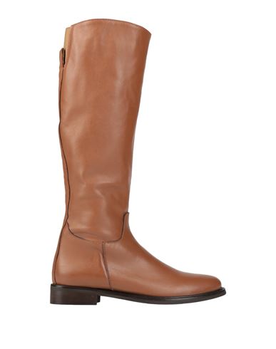Accademia Woman Boot Tan Size 8 Leather