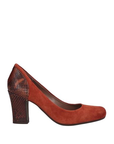 LES:VENUES LES:VENUES WOMAN PUMPS BRICK SIZE 8 LEATHER 