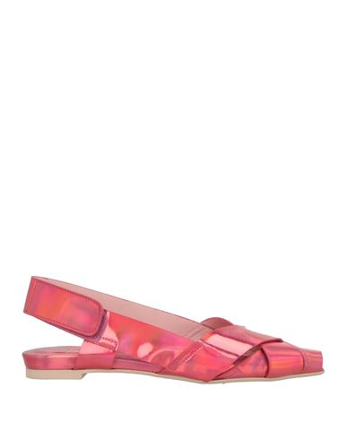 Ras Woman Sandals Fuchsia Size 7 Leather In Pink