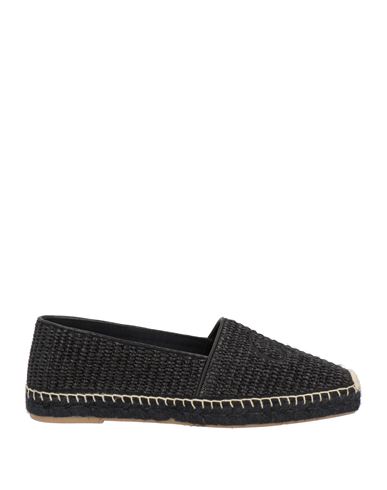 Weekend Max Mara Woman Espadrilles Black Size 10 Textile Fibers