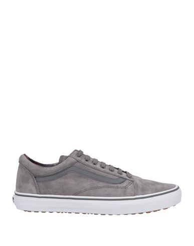 Vans Man Sneakers Grey Size 12 Leather In Grey