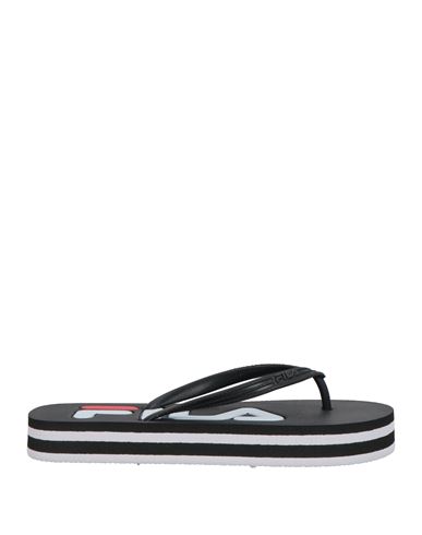 FILA FILA THONG SANDAL BLACK SIZE 6.5Y RUBBER 