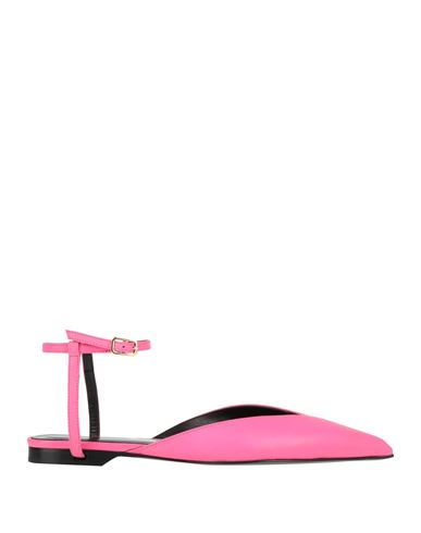Patrizia Pepe Woman Ballet Flats Fuchsia Size 8 Leather