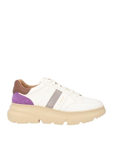 Stokton Woman Sneakers Off White Size 9 Leather