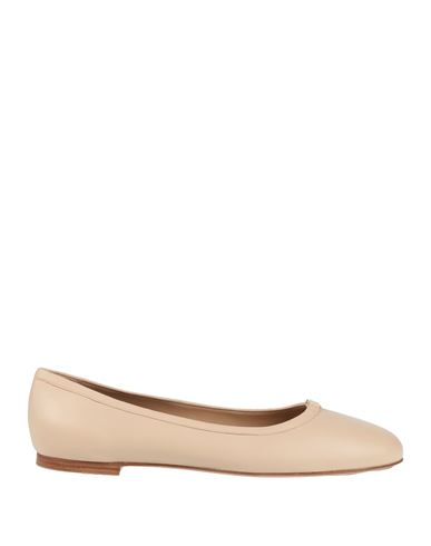 Shop Chloé Woman Ballet Flats Sand Size 9 Leather In Beige