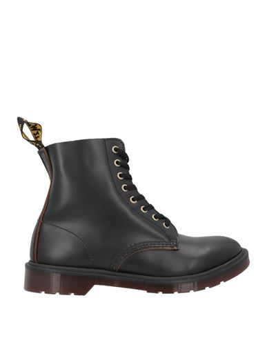 Dr. Martens' Dr. Martens Man Ankle Boots Black Size 8 Leather In Black