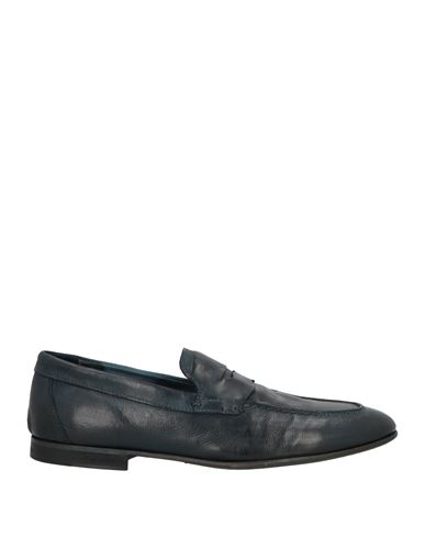 Pawelk's Man Loafers Midnight Blue Size 8 Leather In Blue
