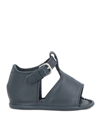 Etro Newborn Girl Newborn Shoes Navy Size 3 Leather In Blue