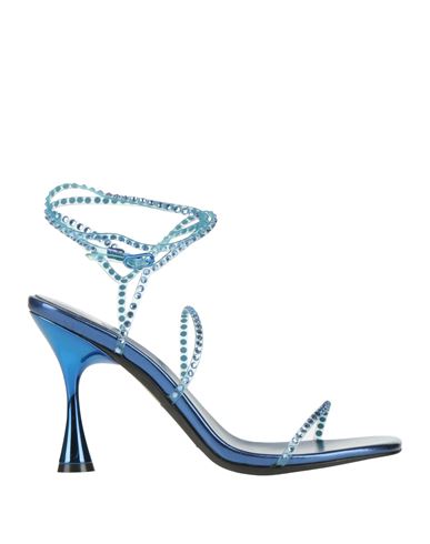 Jeffrey Campbell Woman Sandals Blue Size 7 Plastic In Blue