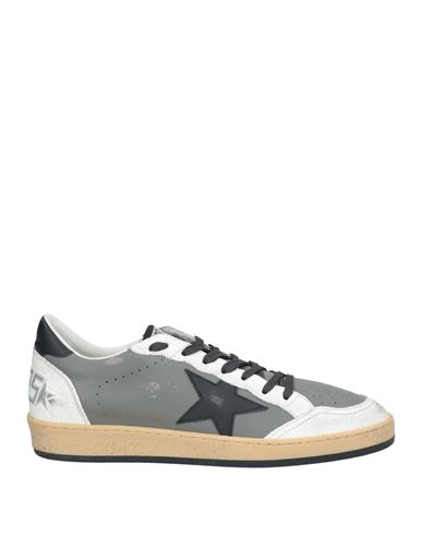 Golden Goose Man Sneakers Grey Size 8 Leather In Grey