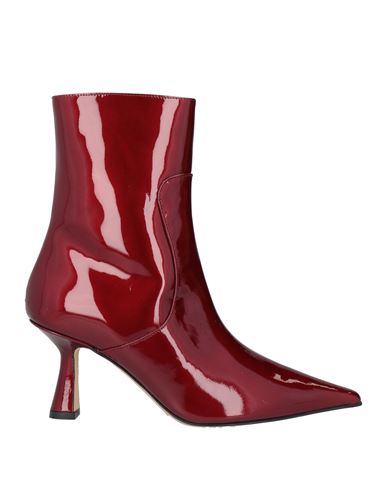 Aeyde Aeydē Woman Ankle Boots Red Size 7 Leather In Red