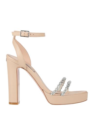Liu •jo Woman Sandals White Size 7 Leather In White