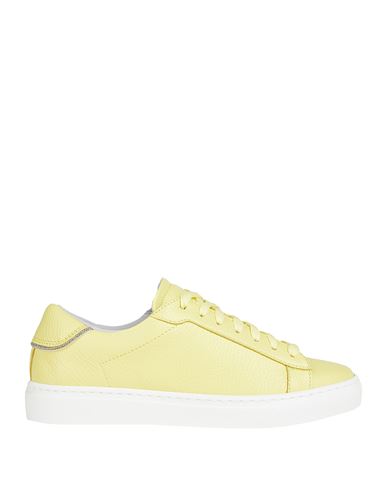 Fabiana Filippi Woman Sneakers Yellow Size 8 Leather In Yellow