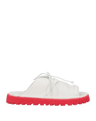 Marsèll Woman Sandals White Size 8 Leather In White