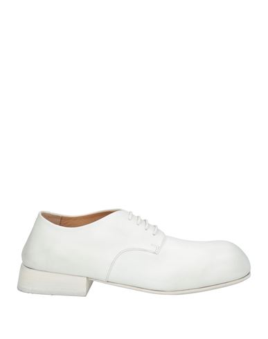Marsèll Woman Lace-up Shoes White Size 8 Leather In White