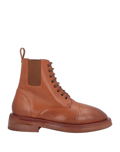 Marsèll Woman Ankle Boots Tan Size 11 Calfskin In Brown