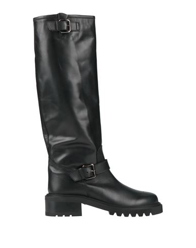 Shop Via Roma 15 Woman Boot Black Size 8 Leather