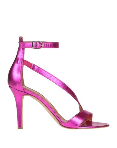 Shop Via Roma 15 Woman Sandals Fuchsia Size 7 Leather In Pink