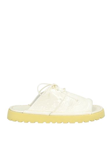 Marsèll Woman Sandals Cream Size 8 Leather In White