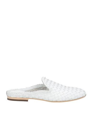 Mng Collection Woman Mules & Clogs White Size 8 Leather In White