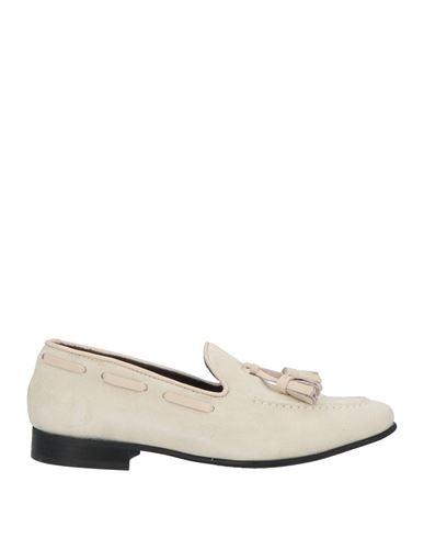 Seboy's Woman Loafers Ivory Size 7.5 Leather In White