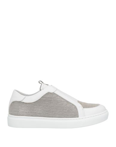 Fabiana Filippi Two-tone Panelled Lace-up Sneakers In Gray
