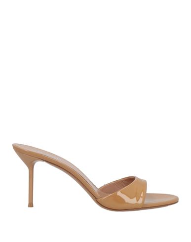 Paris Texas Woman Sandals Camel Size 11 Leather In Nude
