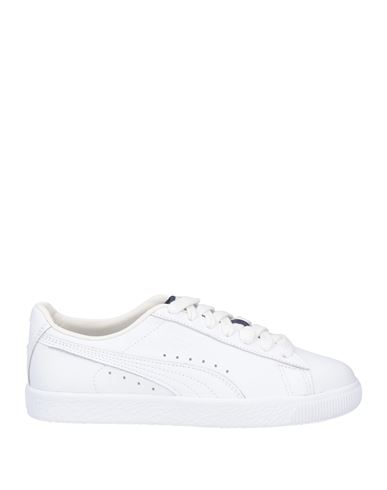 Puma Man Sneakers White Size 7 Cowhide In White