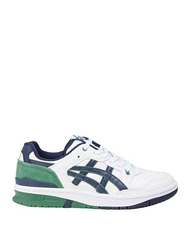 Asics Man Sneakers White Size 11.5 Leather In White