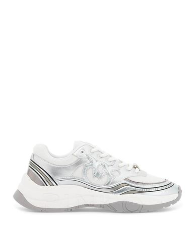 Shop Pinko Woman Sneakers Silver Size 7 Polyurethane