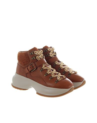 Hogan Ankle Boots In Brown