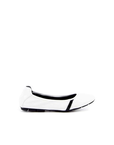 Hogan Ballet Flats In White