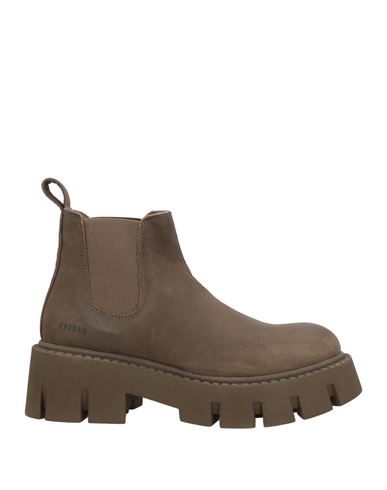 Copenhagen Studios Woman Ankle Boots Khaki Size 8 Calfskin