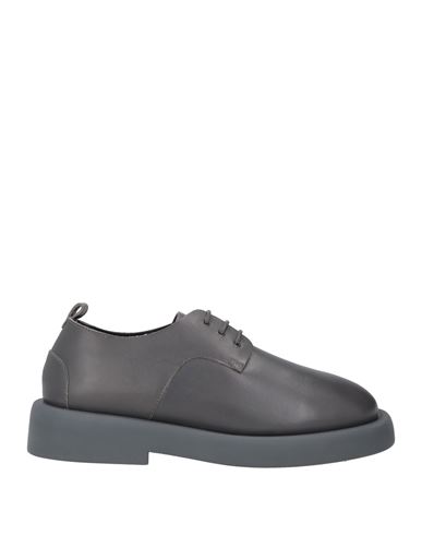 Marsèll Woman Lace-up Shoes Lead Size 8 Leather In Grey